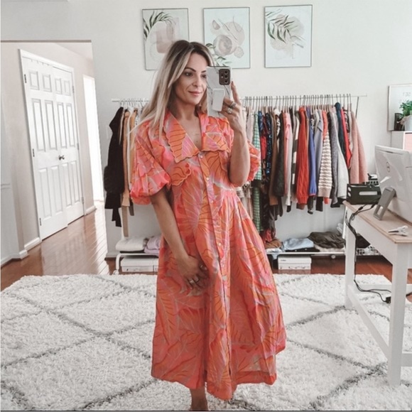 NWT Farm Rio Bright Forrest Dress - Picture 4 of 5